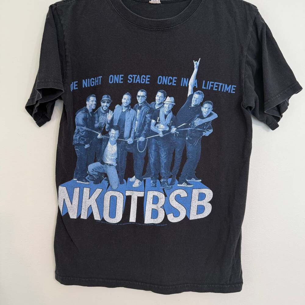 2011 New Kids On The Block x Backstreet‎ Boys Tour Concert T-Shirt NKOTB